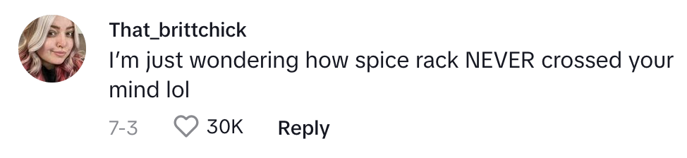 TikTok comment